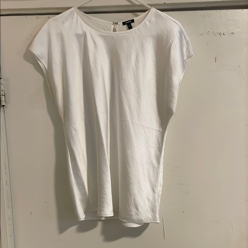 Express White Blouse Elegant Top
